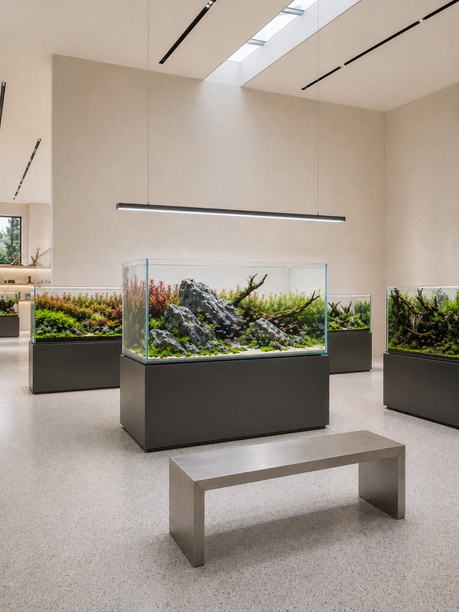 Aquascape art display zone