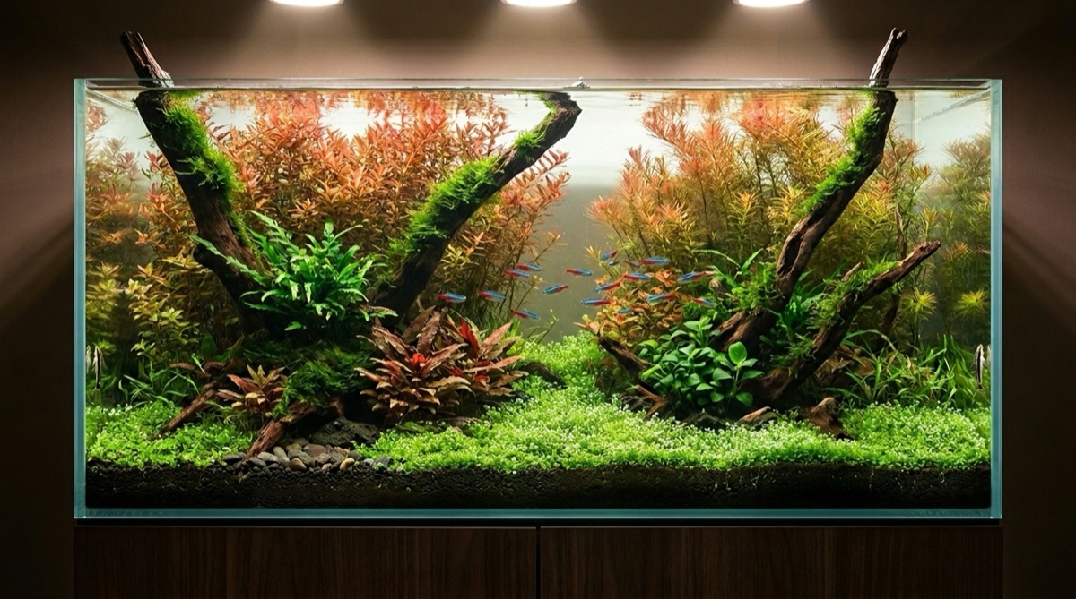 Nature Aquarium 400 L — private residence, Emirates Hills